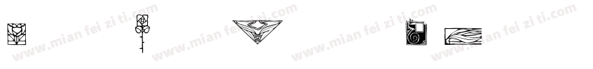Arts and Crafts Ornaments Two字体转换
